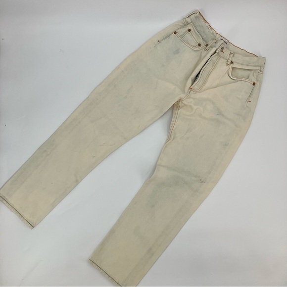 Agolde Denim - Agolde Los Angeles Riley White Washed Jeans - Size 26